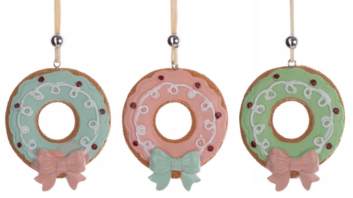 Donut Piernik Zawieszka Bombka 3 Szt.