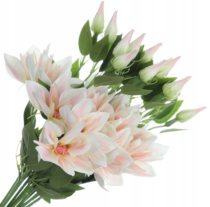 Klematis Bukiet Gałązka X12 Lt Pink Kwiaty Sztuczne