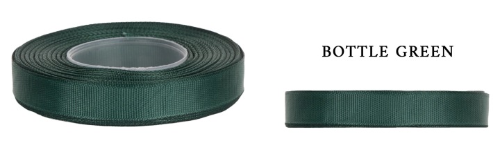 Ryps 3,8 Cm 22,8 M Bottle Green Butelkowa Zieleń Tasiemka Rypsowa
