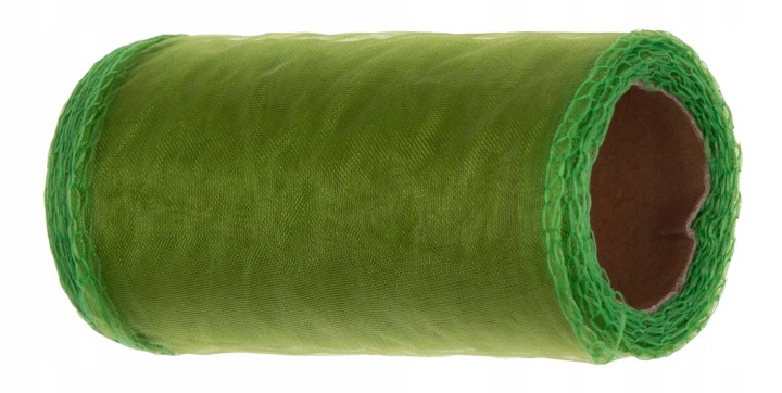 Organza Green Zielona Tiul Organtyna 12 Cm 10Y 9,14 M