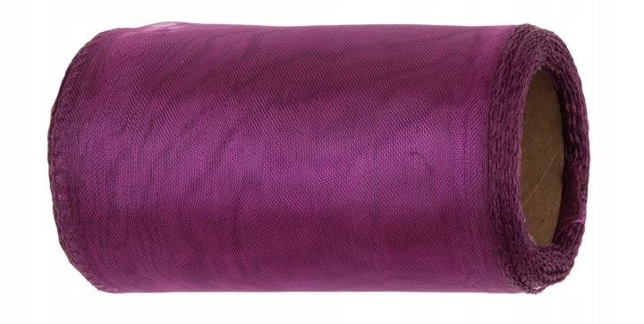 Organza Plum Śliwka Tiul Organtyna 12 Cm 9Y 8,22 M