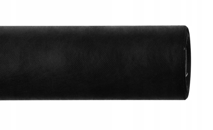 (01) FLIZELINA WODOODPORNA CZARNA 50 CM 20 Y 18,2 M
