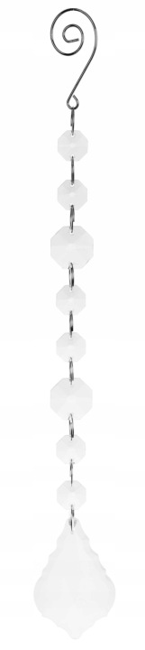 Zawieszka Akrylowa Jak Kryształ Glamour 34 Cm