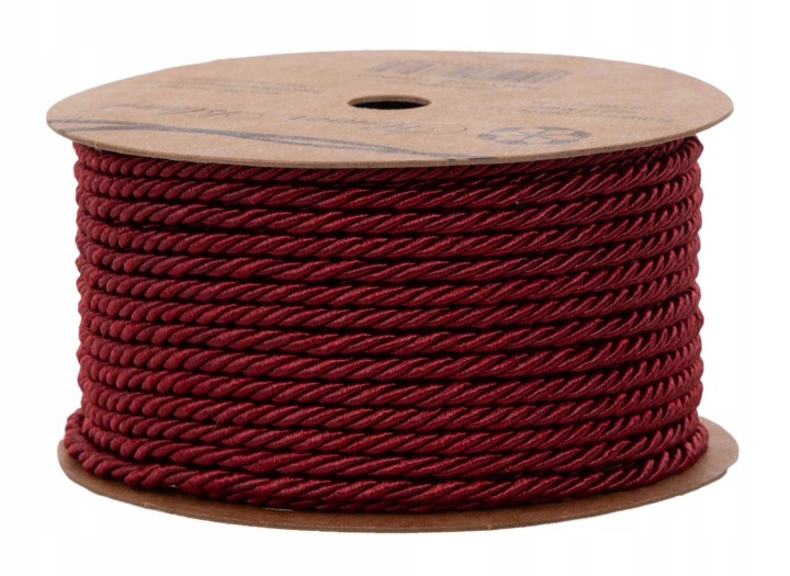 SZNUREK BURGUND 9,18 M 3 MM X 10Y BURGUNDY