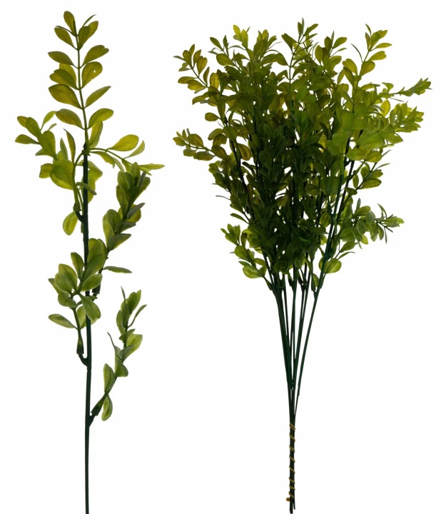 Bukszpan 12X Gałązka Dodatek Sztuczny 43 Cm