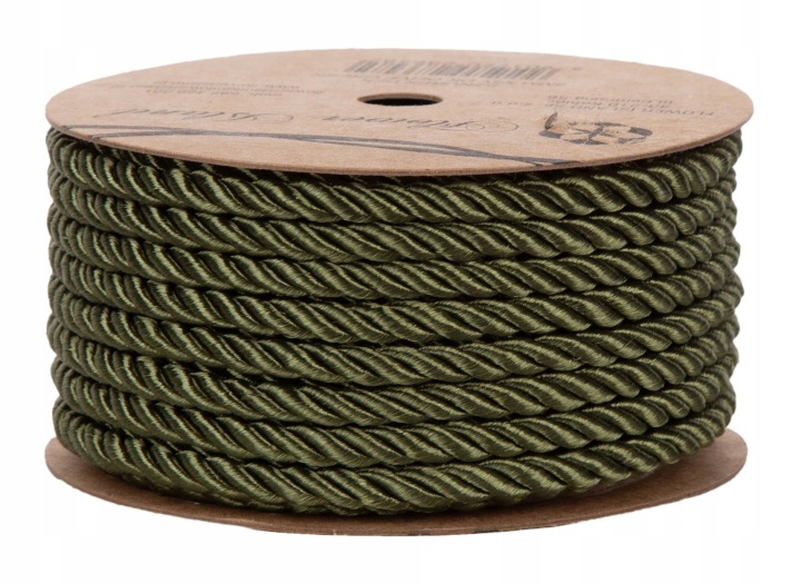 Sznurek Oliwkowy 4,57 M 5 Mm X 5Y Dk Olive Green