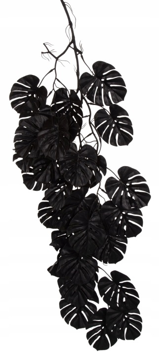 Monstera Czarna Zwis Pnącze 100 Cm Kwiaty Sztuczne