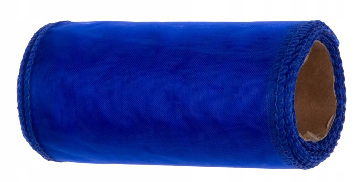 Organza Royal Blue C. Niebieski Tiul Organtyna 12 Cm 9Y 8,22 M