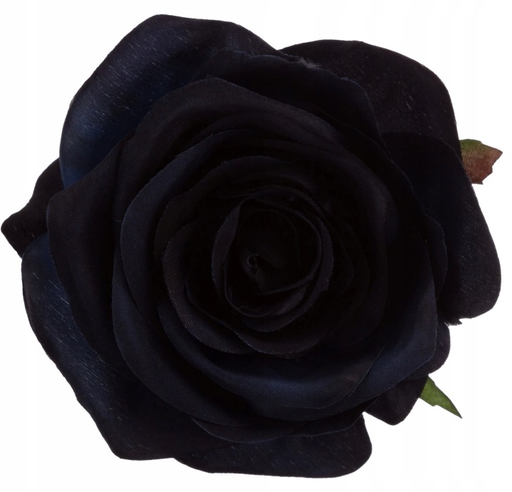 Róża Wyrobowa Czarna Granat 12 Szt Główka Kwiatowa Black Blue