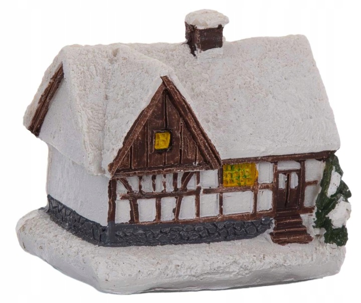 Domek Świąteczny 3D Figurka 1 Szt. Makieta