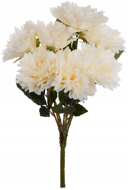 Dalia Kremowa Bukiet 7 Kwiatów 55 Cm