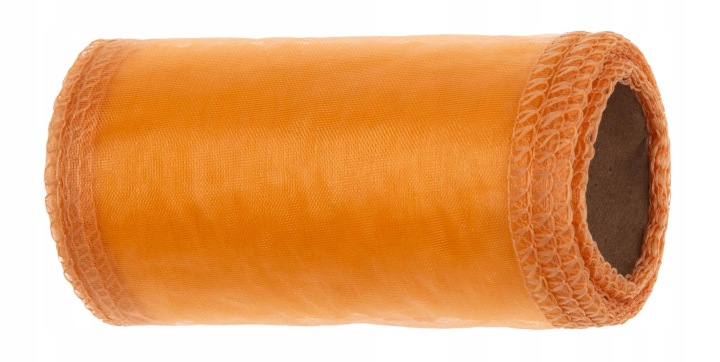 Organza D. Salmon Ciemny Łosoś Tiul Organtyna 12 Cm 9Y 8,22 M