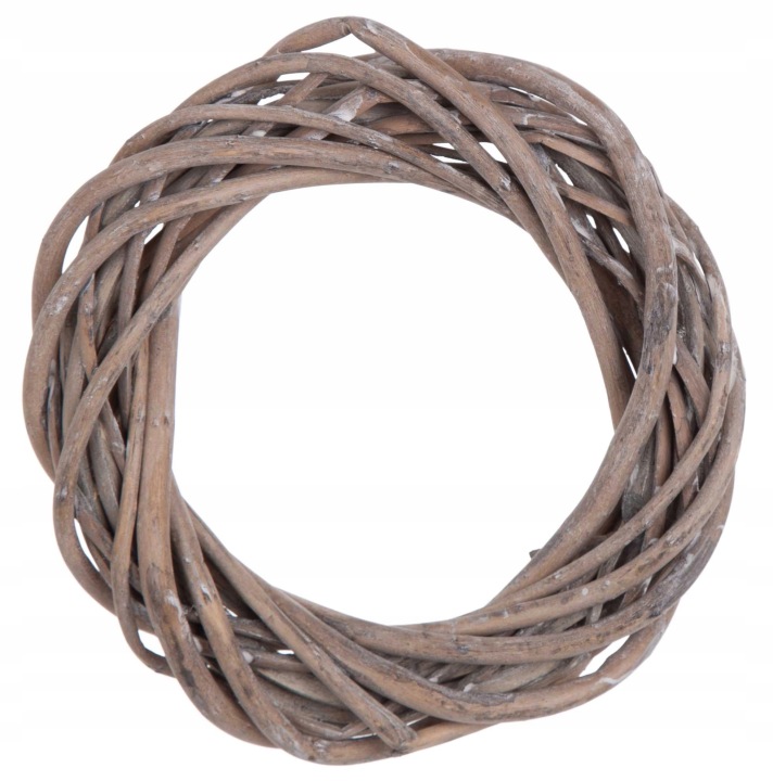Wianek Wiklinowy Szary 15 Cm Wiklina
