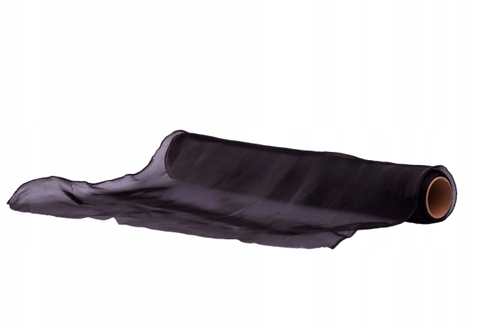 Organza Czarna Black Tiul Organtyna 39 Cm 9 Y 8,22 M