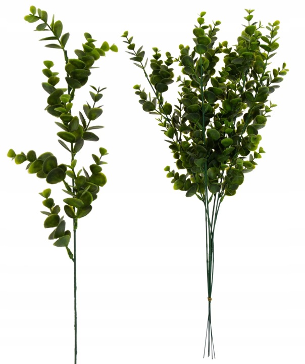 Eukaliptus 6X Gałązka Dodatek Sztuczny 58 Cm
