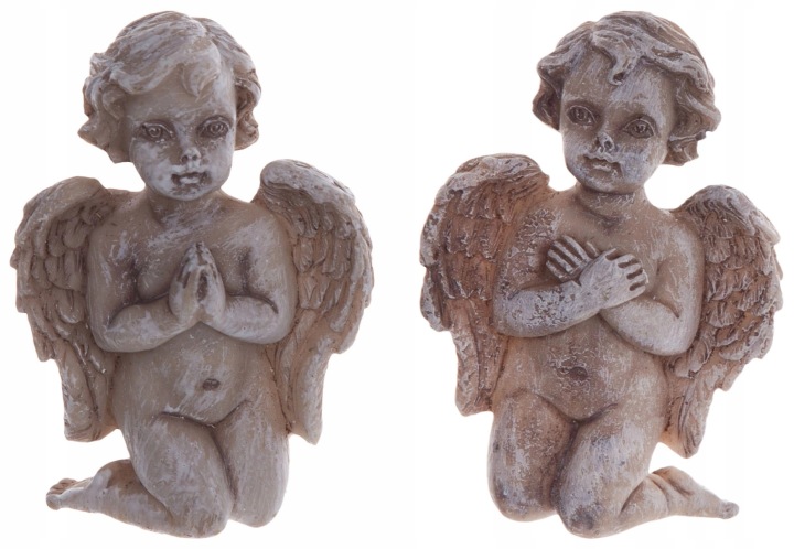 2 Szt. Anioł Aniołek Figurka 6,5 Cm Naklejka