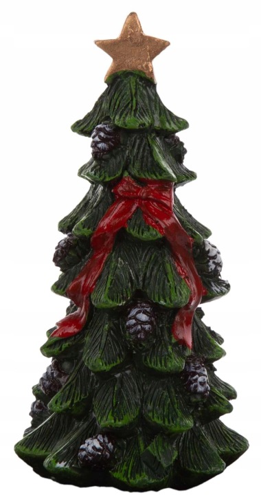 Choinka Figurka Świąteczna 11,5 Cm Makieta Poliresing