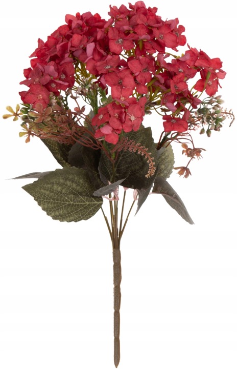 Hortensja Czerwona Bukiet 40 Cm