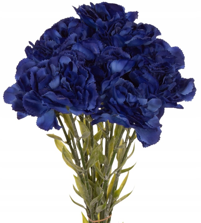 12X Goździk Gałązka Dr Blue Ciemny Niebieski 67 Cm
