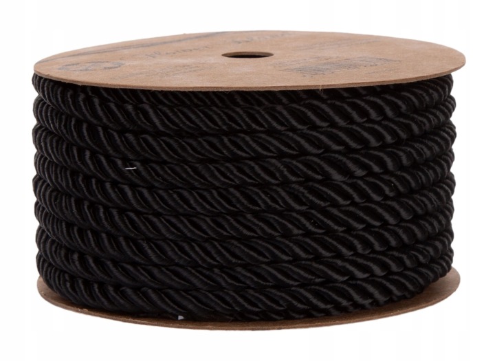 SZNUREK CZARNY 4,57 M 5 MM X 5Y BLACK