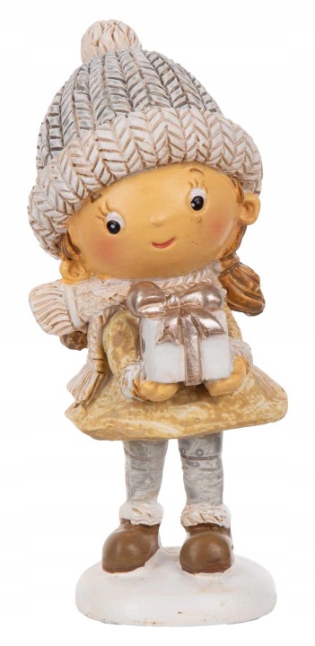Figurka Zimowa Dziewczynka 10 Cm