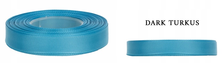 RYPS 3,8 CM 22,8 M DARK TURQUOISE CIEMNA TURKUSOWA TASIEMKA RYPSOWA