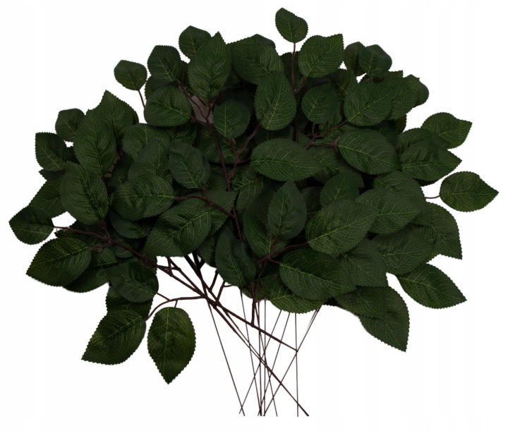 12 X LIŚĆ LIŚCIE RÓŻY 42 CM