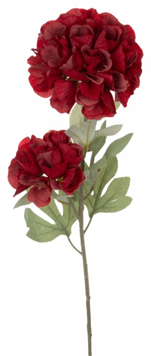 Hortensja Bordowa Gałązka 78 Cm Kwiaty Sztuczne