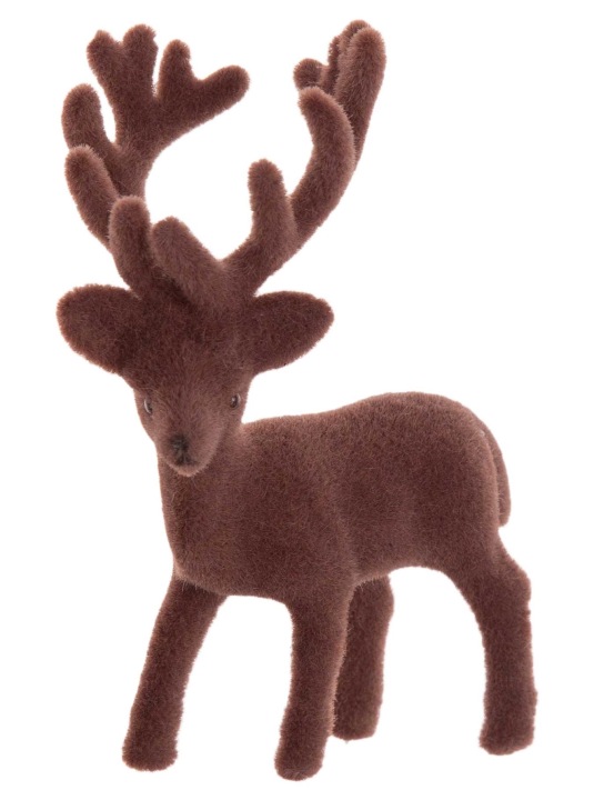 Renifer Czekoladowy Flokowany 11 Cm Figurka
