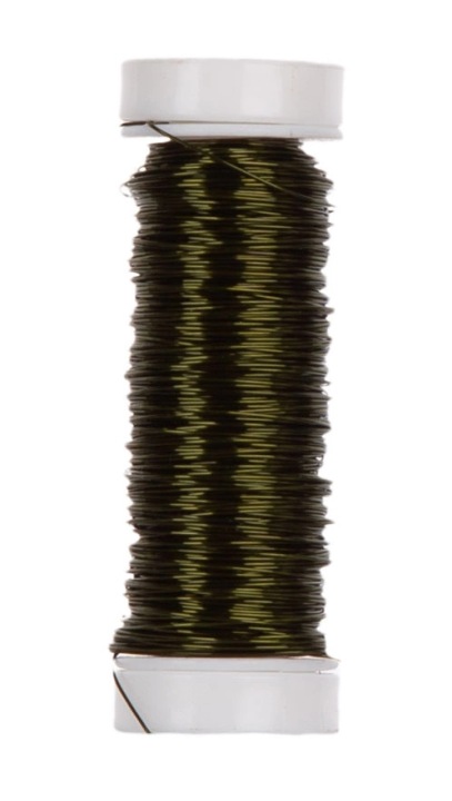 Drut Drucik Florystyczny Prosty 0,3 Mm 25 G Oliwkowy 34 M