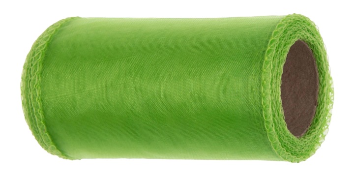 ORGANZA APPLE GREEN ZIELONE JABŁUSZKO TIUL ORGANTYNA 12 CM 10Y 9,14 M