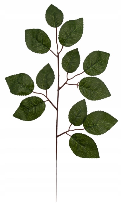 12 X LIŚĆ LIŚCIE RÓŻY 42 CM