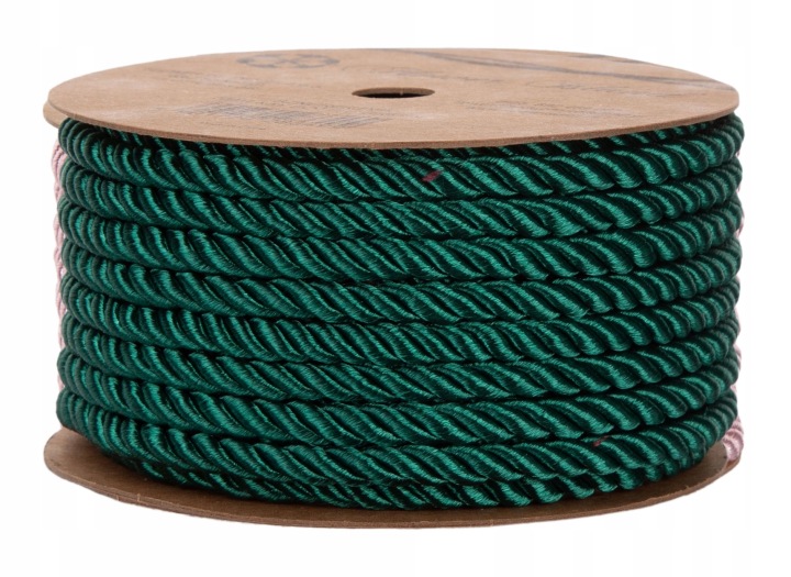 SZNUREK ZIELONY 4,57 M 5 MM X 5Y BOTTLE GREEN