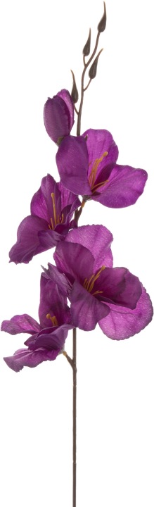 12X Mieczyk Fioletowy Gałązka Kwiaty Sztuczne 54 Cm