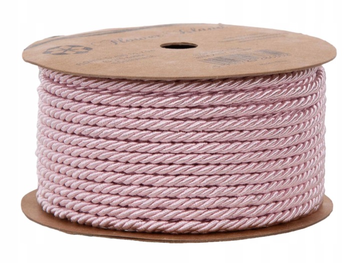 Sznurek Jasny Róż 9,18 M 3 Mm X 10Y Lt. Pink