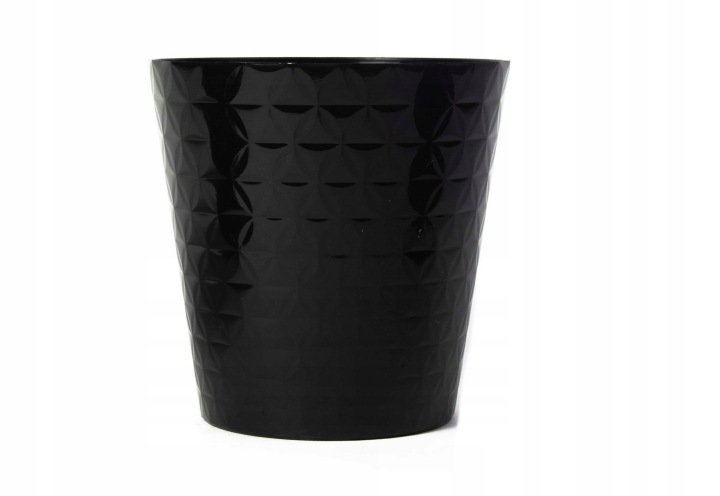 Osłonka Plastikowa Czarna Diament Śr. 13Cm H 13Cm