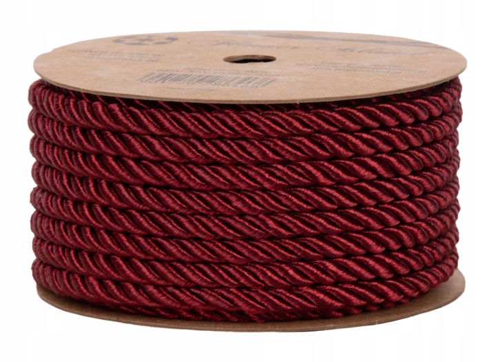 Sznurekburgund 4,57 M 5 Mm X 5Y Burgundy