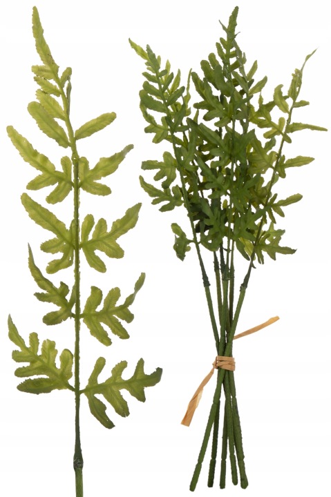 6X Liść Paproć Wiązka 44 Cm