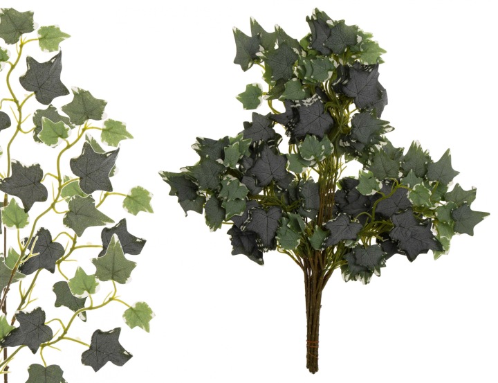12X Liść Liście Bluszcz Gałązka Do Kompozycji, Stroików 52 Cm