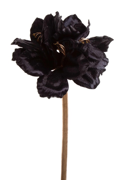 Amarylis Czarny 60 Cm Kwiaty Sztuczne