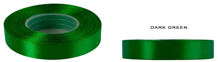6 Mm 32M Dark Green Ciemna Zielona Wstążka Tasiemka Satyna Atłas