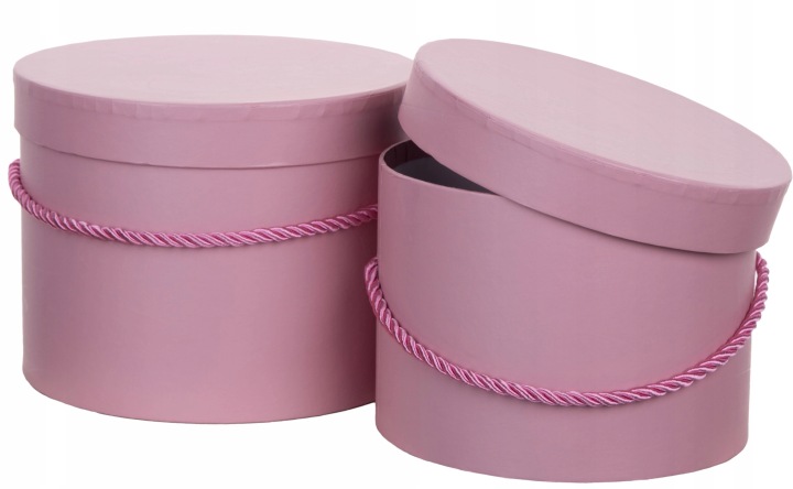 2X FLOWER BOX DIRTY PINK RÓŻOWE PUDEŁKO NA KWIATY