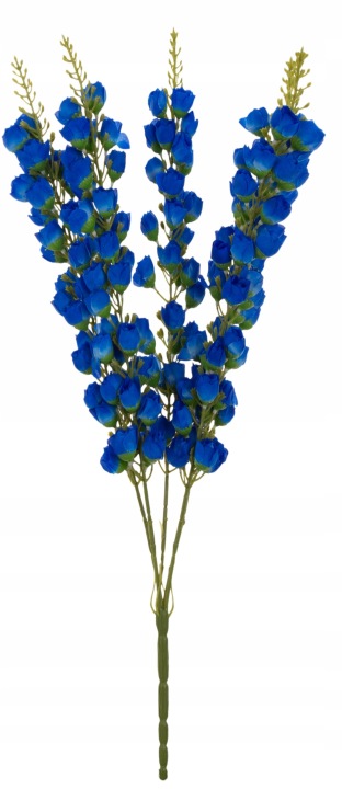 Ostróżka Niebieska Kobalt Pełnik Bukiet 58 Cm