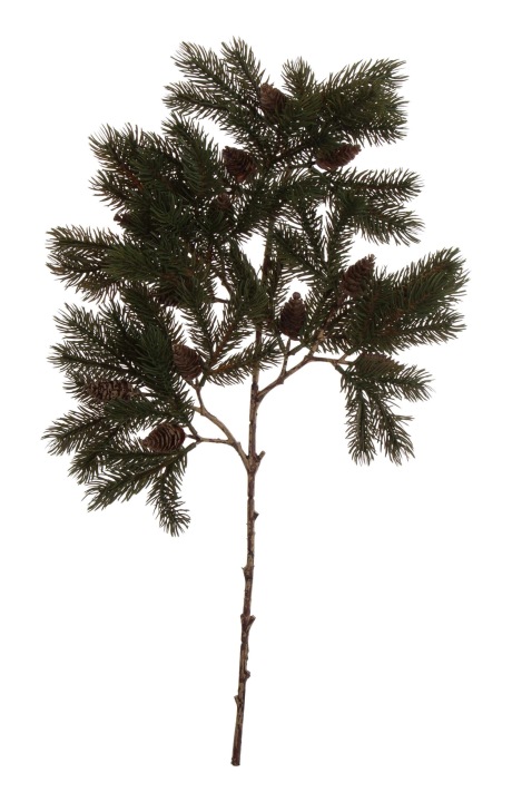 Gałązka Iglasta Z Szyszkami 57 Cm