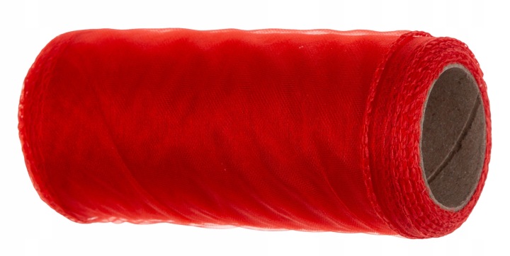 Organza Red Czerwona Tiul Organtyna 12 Cm 9Y 8,22 M
