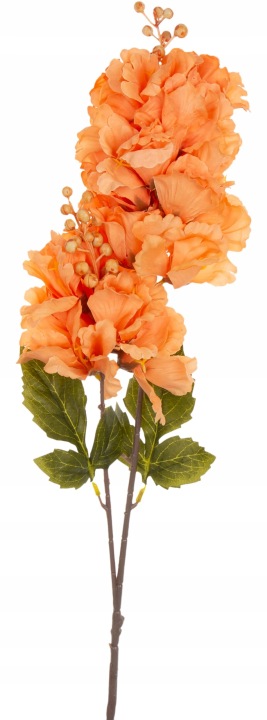Hortensja Gałązka Kwitnąca Pomarańczowa 88 Cm